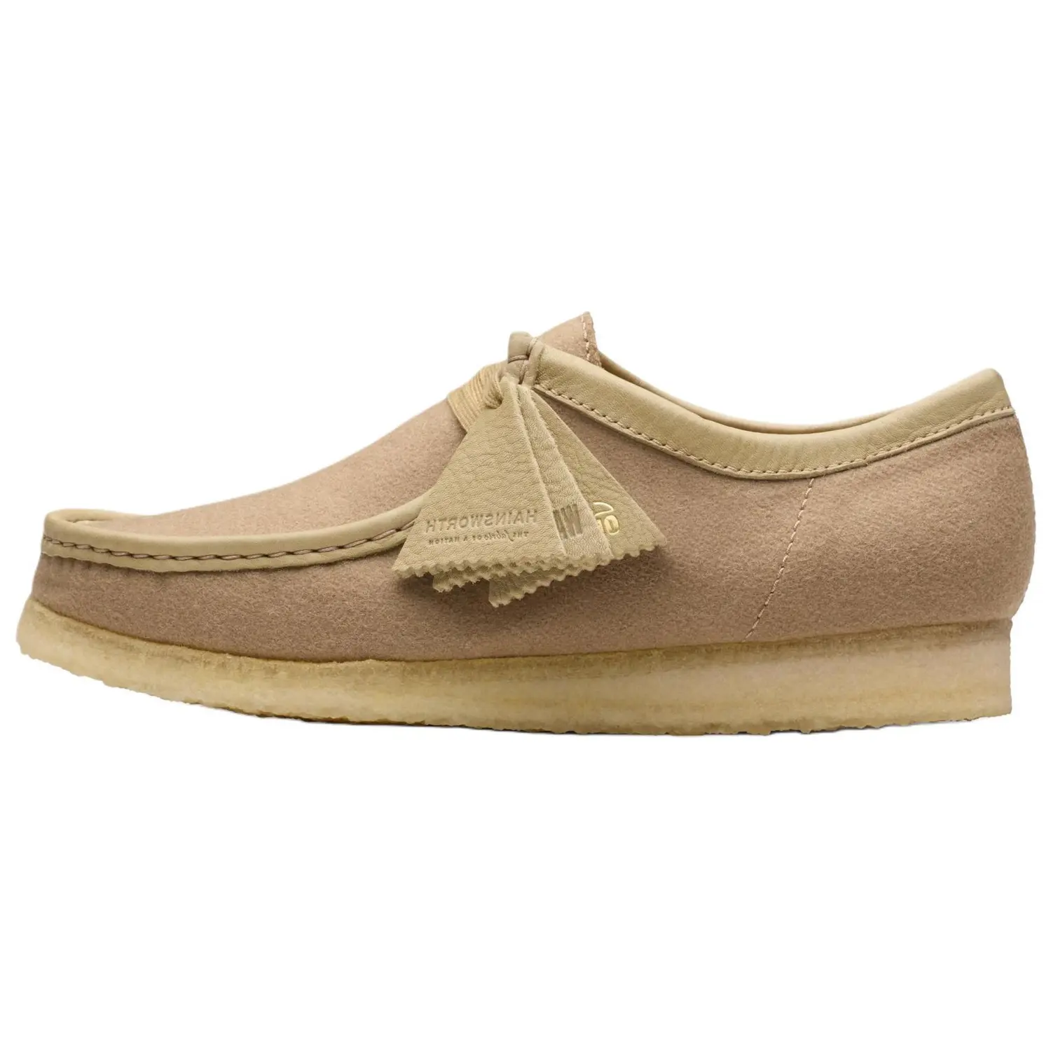 

Мужские повседневные туфли Wallabee цвета верблюжьей шерсти Clarks, Camel
