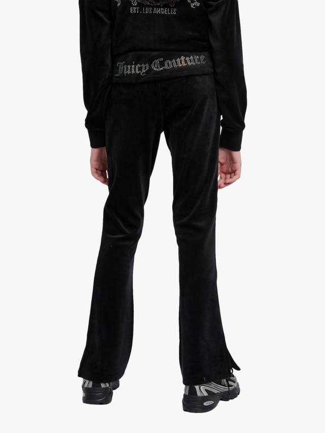 Детские джоггеры с отворотом на талии Juicy Couture, Jet Black — фото 3