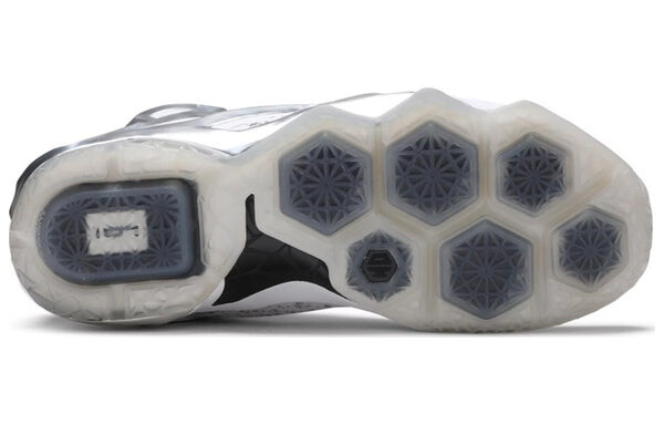 Кроссовки pigalle x lab lebron 12 elite Nike, белый — фото 4