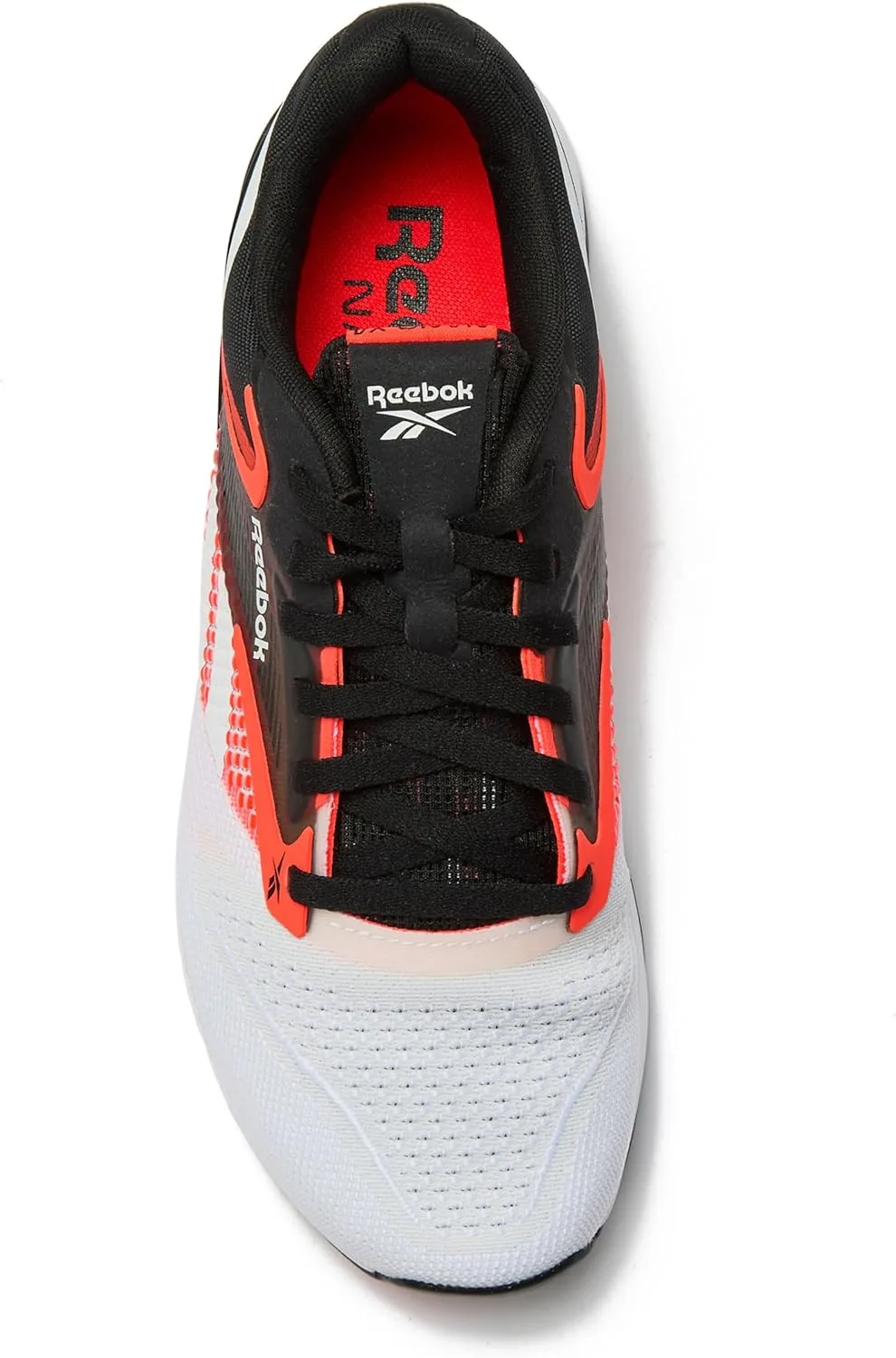 Кроссовки Reebok Unisex Nano X4, белый/черный/оранжевый — фото 4