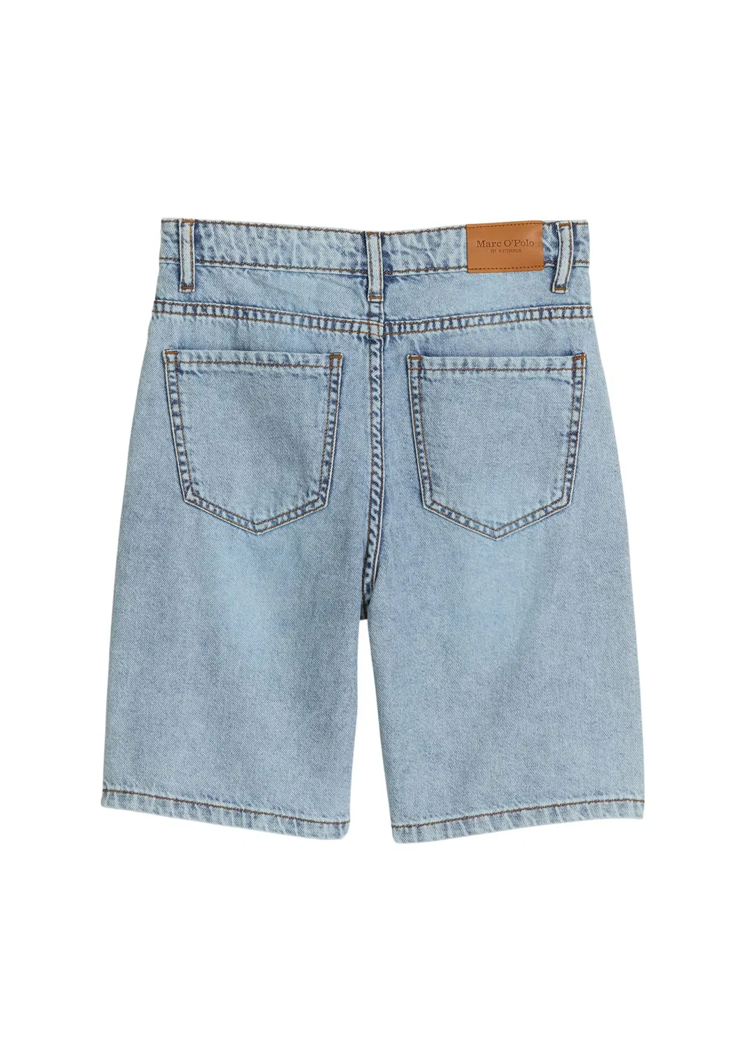 Бермуды джинсовые, из органического хлопка, Marc O'Polo, light blue denim — фото 2