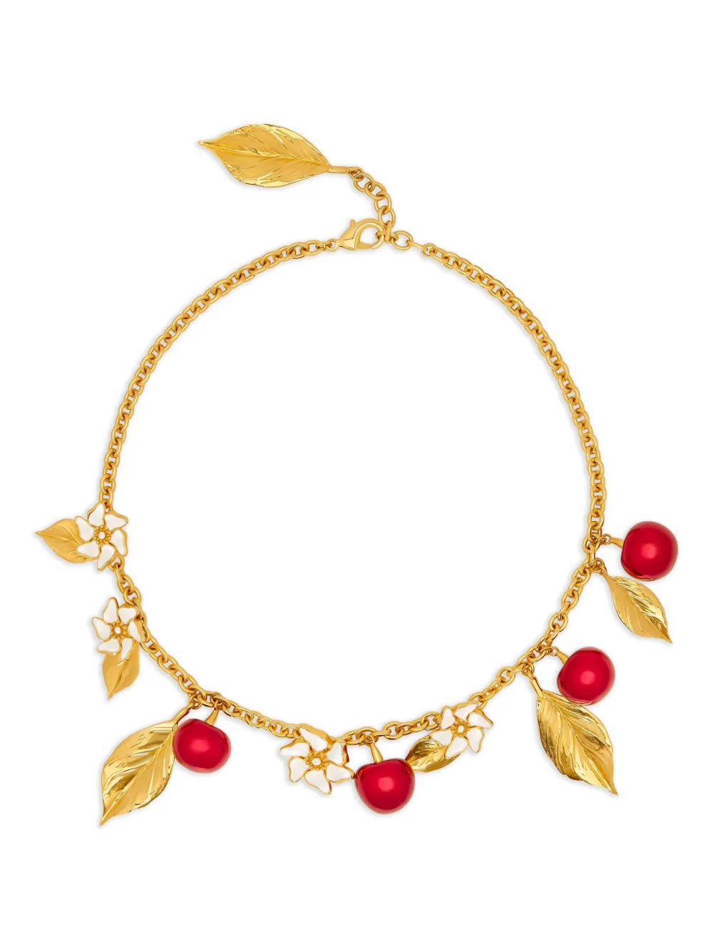 

Колье Cherry Oscar de la Renta, золотой
