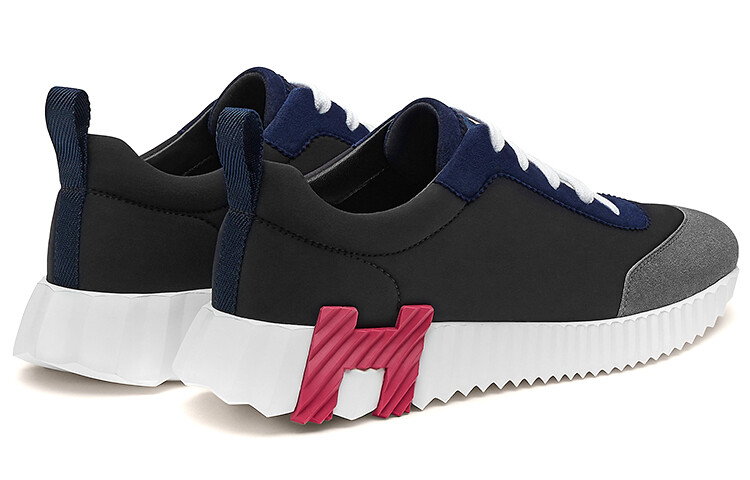 HERMES Bouncing Lifestyle Shoes Women's Low-top Black/osmium Grey — фото 2