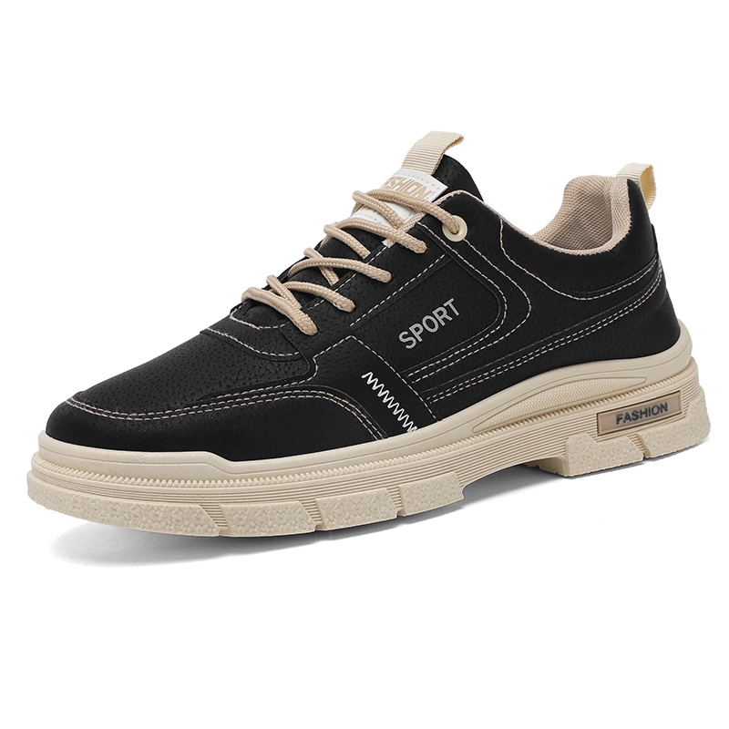 

KUPE Мужские повседневные кроссовки Low Top черные, цвет Black