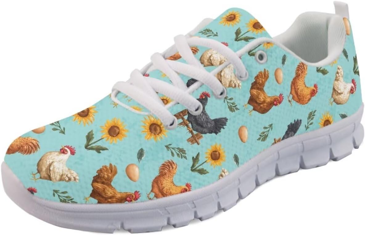 

Модные кроссовки низкие для бега для женщин и мужчин, теннисные, прогулочные, спортивные, фитнес-кроссовки, кроссовки для фестивалей Getelinseng, Rooster Chicken