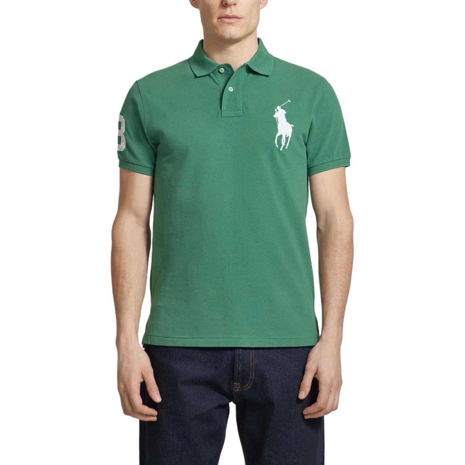 Мужское поло Big Pony классической версии Polo Ralph Lauren, Green — фото 4