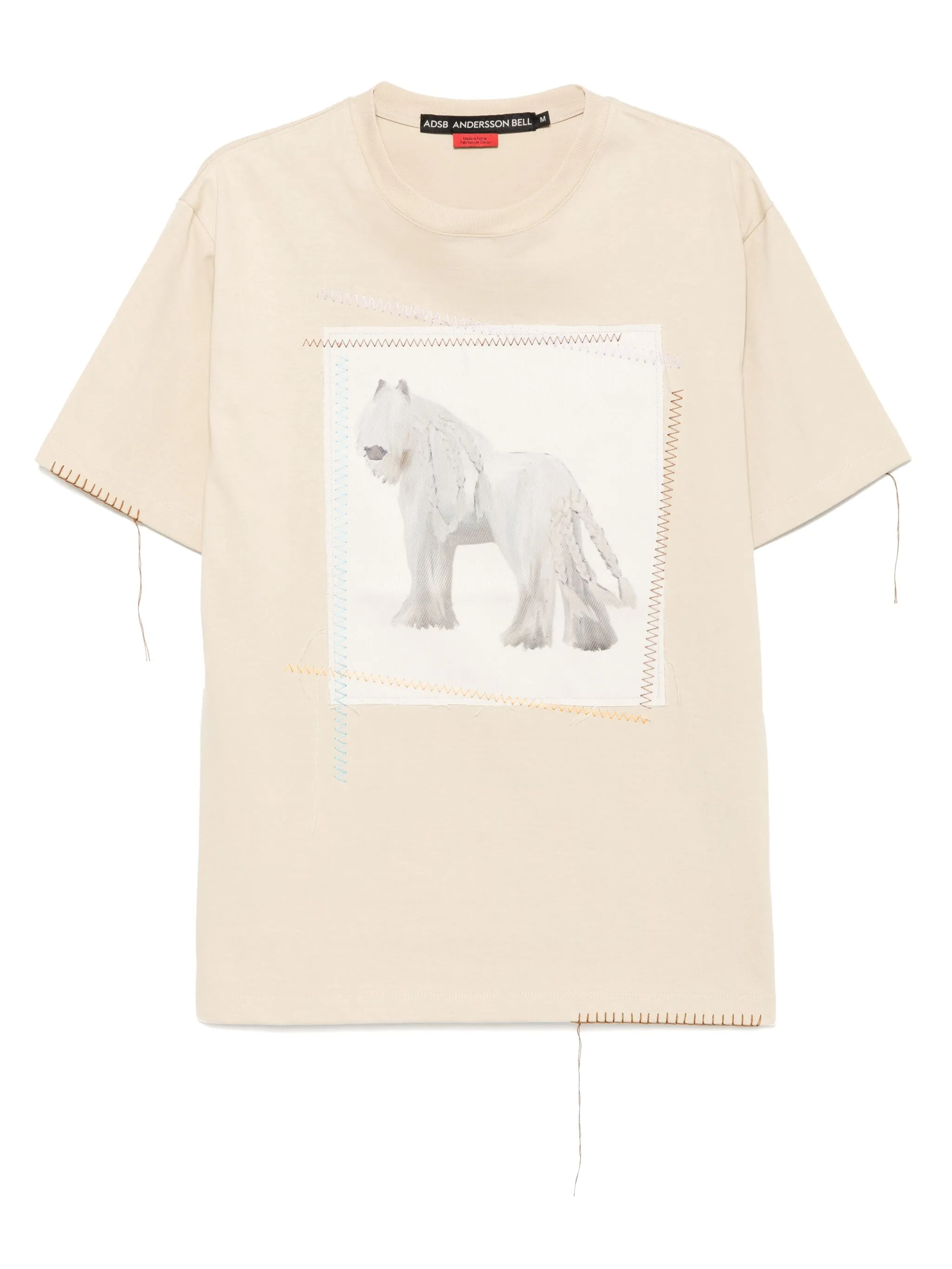 

Футболка в технике пэчворк Andersson Bell, бежевый