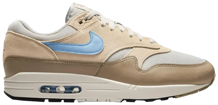

Кроссовки Nike Air Max 1 Essential 'Light Bone Psychic Blue', кремовый