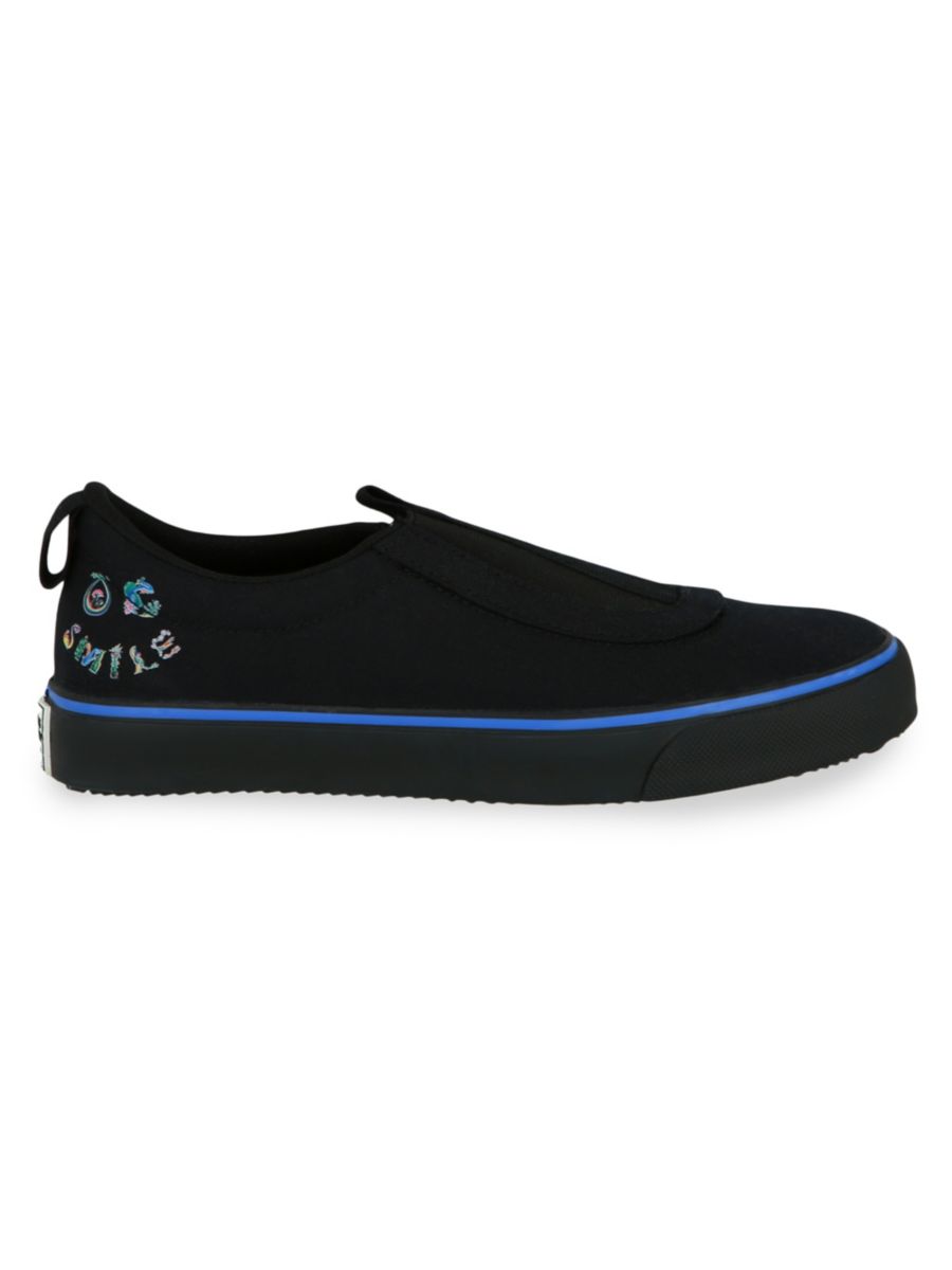 

Кроссовки-слипоны из графического холста Opening Ceremony, цвет Black Multicolor