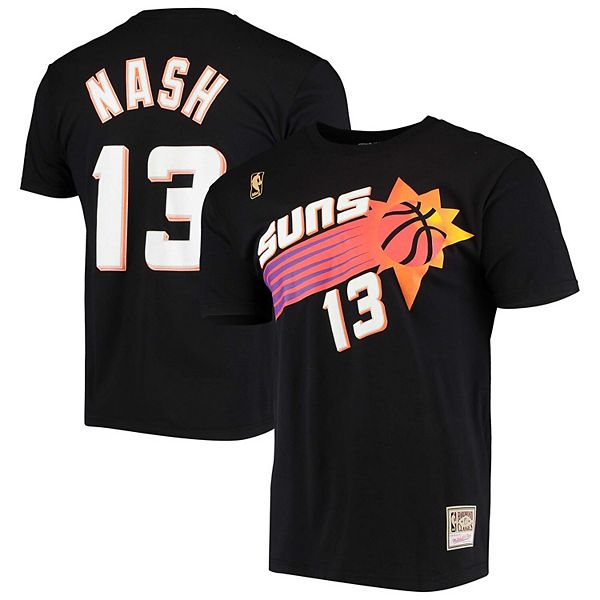

Футболка мужская Steve Nash черная Phoenix Suns Hardwood Classics Mitchell & Ness