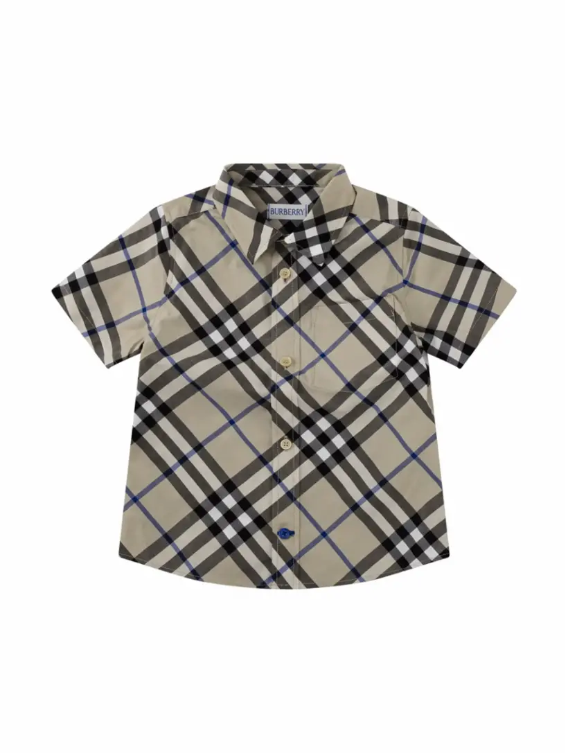 

Хлопковая рубашка Vintage Check Burberry, мультиколор