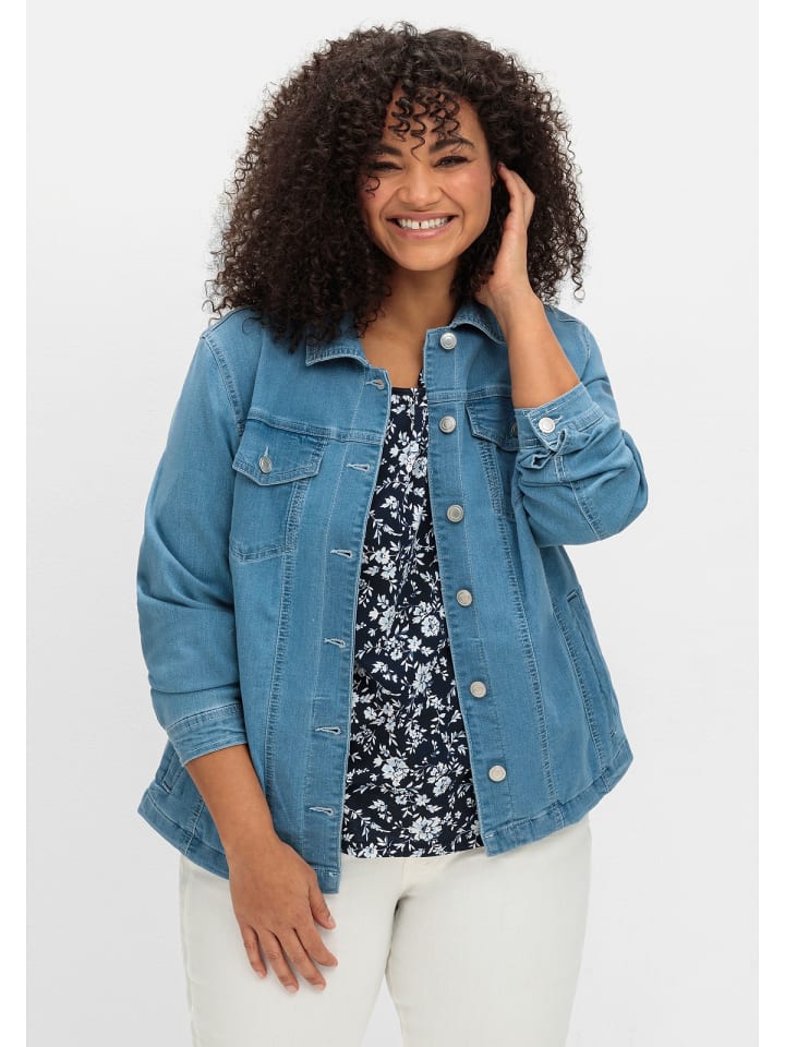 

Джинсовая куртка sheego, цвет blue denim