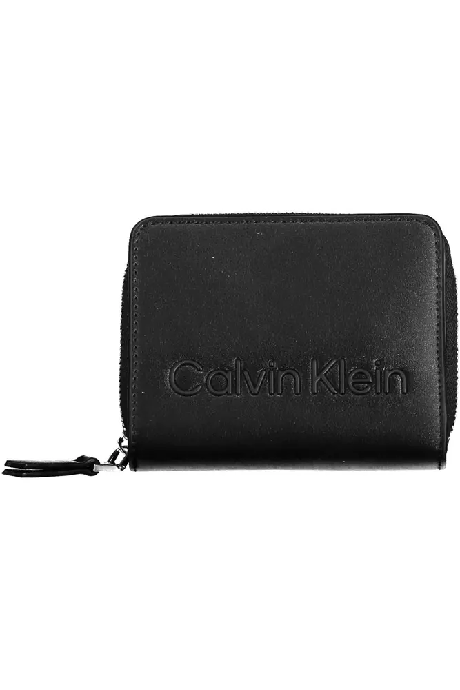 

Черный полиэтиленовый мужской кошелек Calvin Klein