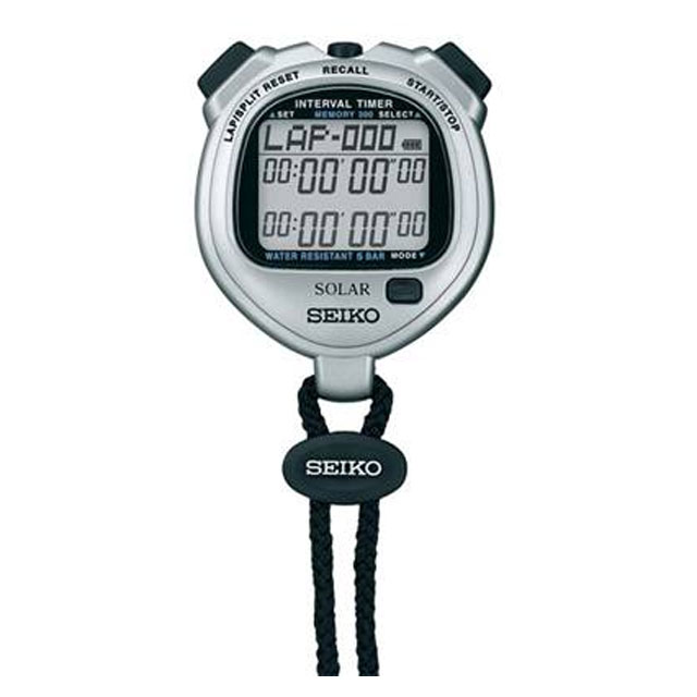 

SEIKO Часы Stopwatch Solar Quartz Movement Unisex, Gray Dial