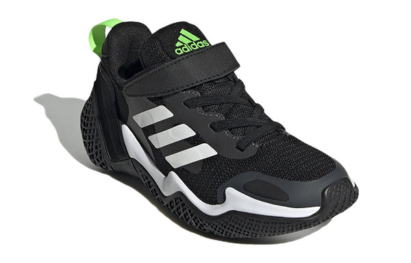 Кроссовки 4uture runner sport j 'black white' Adidas, черный — фото 3
