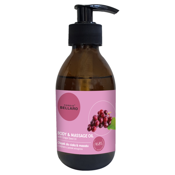 

Масло для тела и массажа с маслом виноградных косточек, 200 мл Fergio Bellaro Skin food