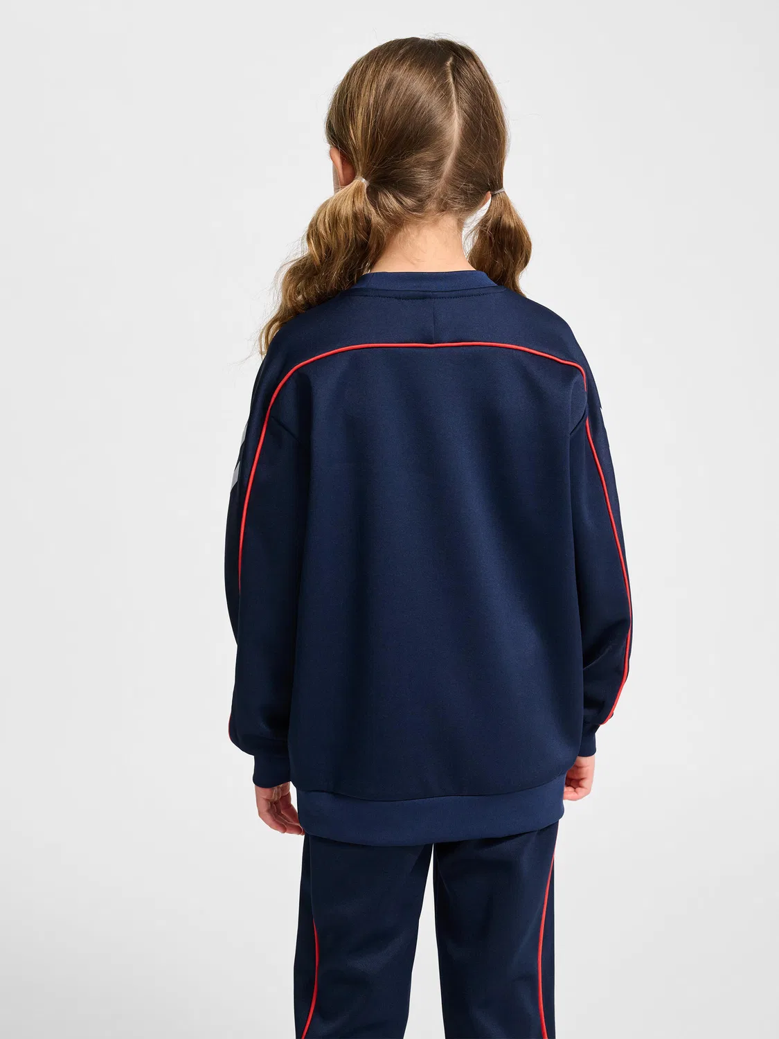 Детский свитшот из интерлока HMLJR Interlock Hummel, Navyblau — фото 4