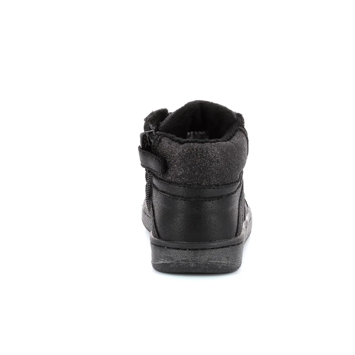 Детские кроссовки с высоким верхом Lowell Kickers, Polished Black — фото 3