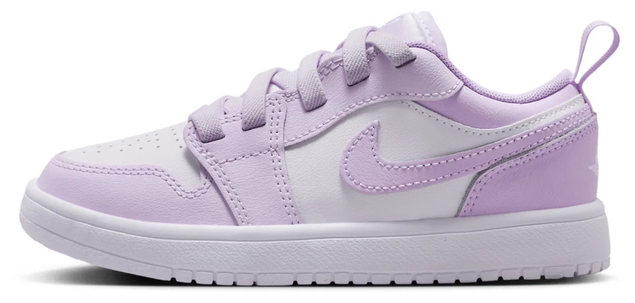 Кроссовки для девочек AJ 1 Low Jordan, цвет Barely Grape/White — фото 2