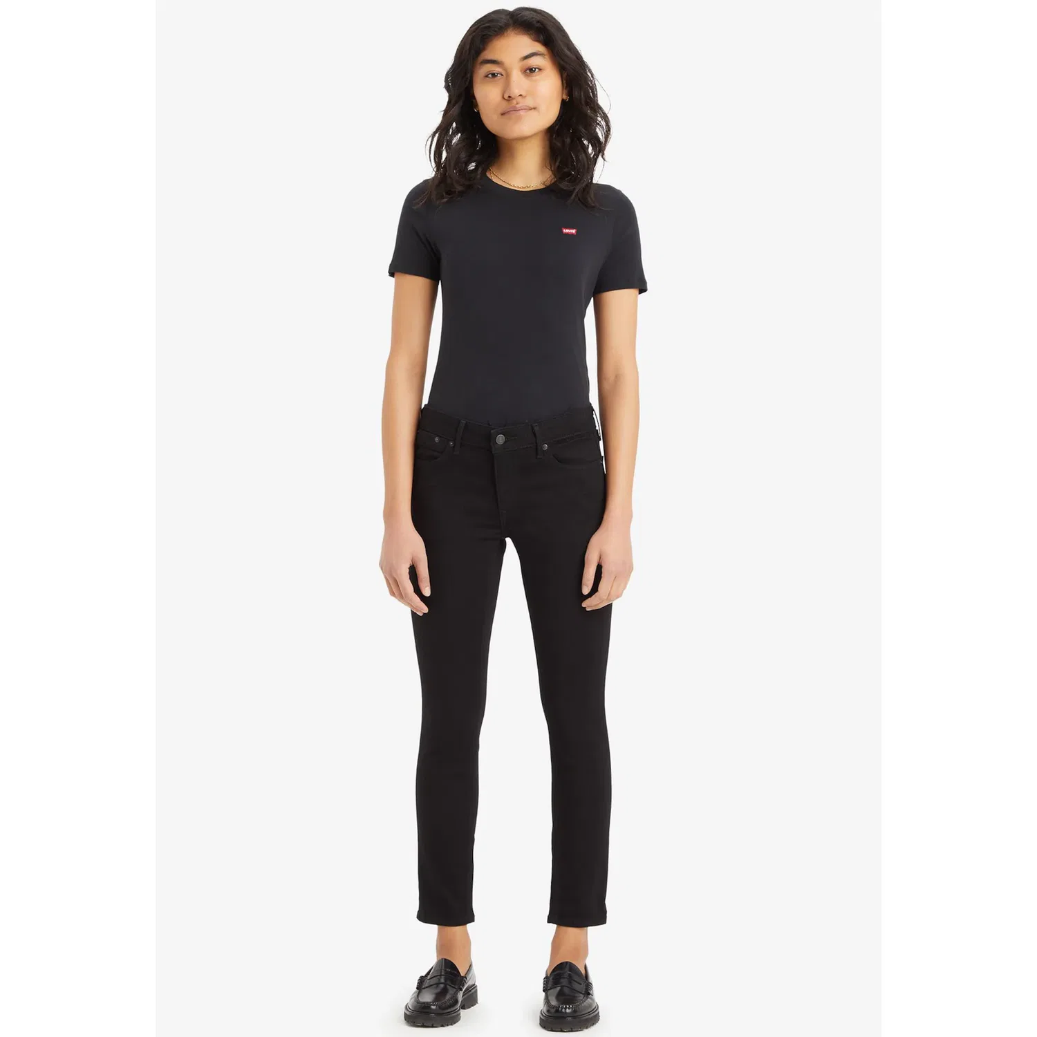 Женские джинсы с зауженным кроем Levi's, Midnight Gaze — фото 4