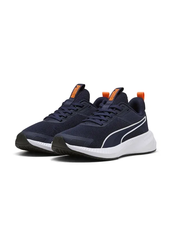 Кроссовки с текстильным верхом Flyer lite 4 Puma, Navy, White, белый/темно-синий — фото 2