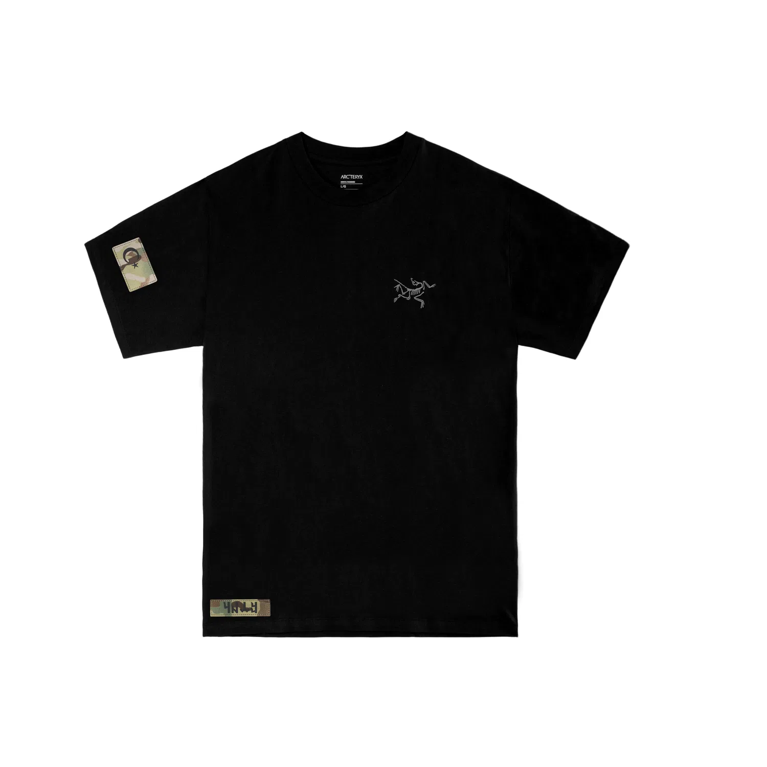 Мужская футболка хлопковая с круглым вырезом Arcteryx, Box — фото 3
