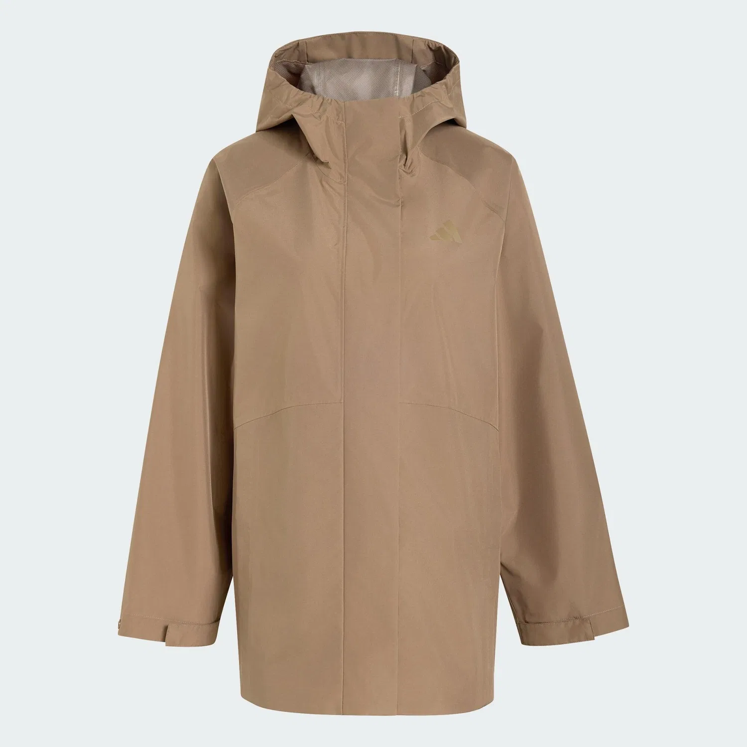 Мужской дождевик с технологией Climaproof Essentials Rain Parka Adidas, Schwarz — фото 2