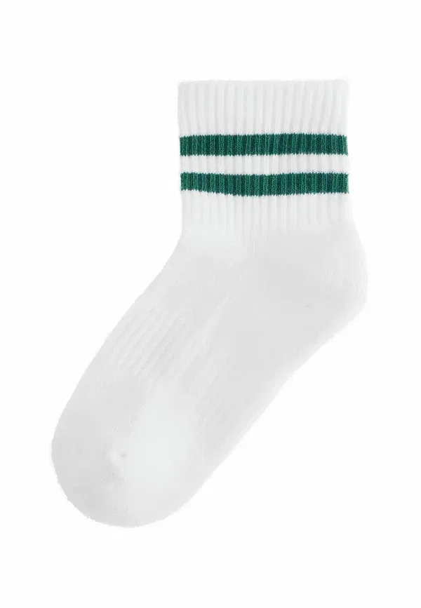 Носки из риба, 5 пар, Cropped ankle cushioned footbed 5 pack, Next, White Multi, белый/мультиколор — фото 3