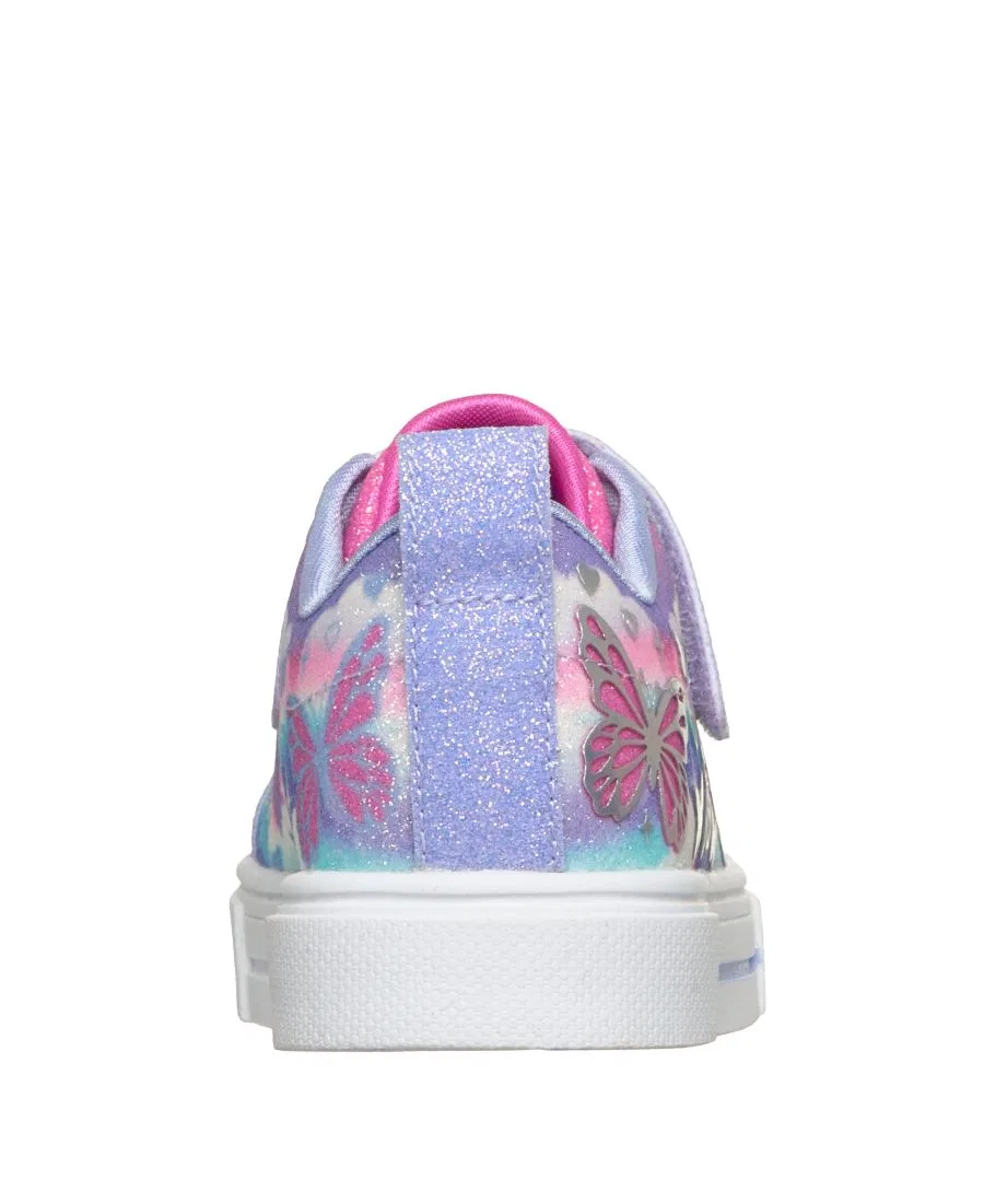 Кроссовки с подсветкой Twinkle Sparks - Butterfly Sky Skechers, Lavender Multi — фото 4