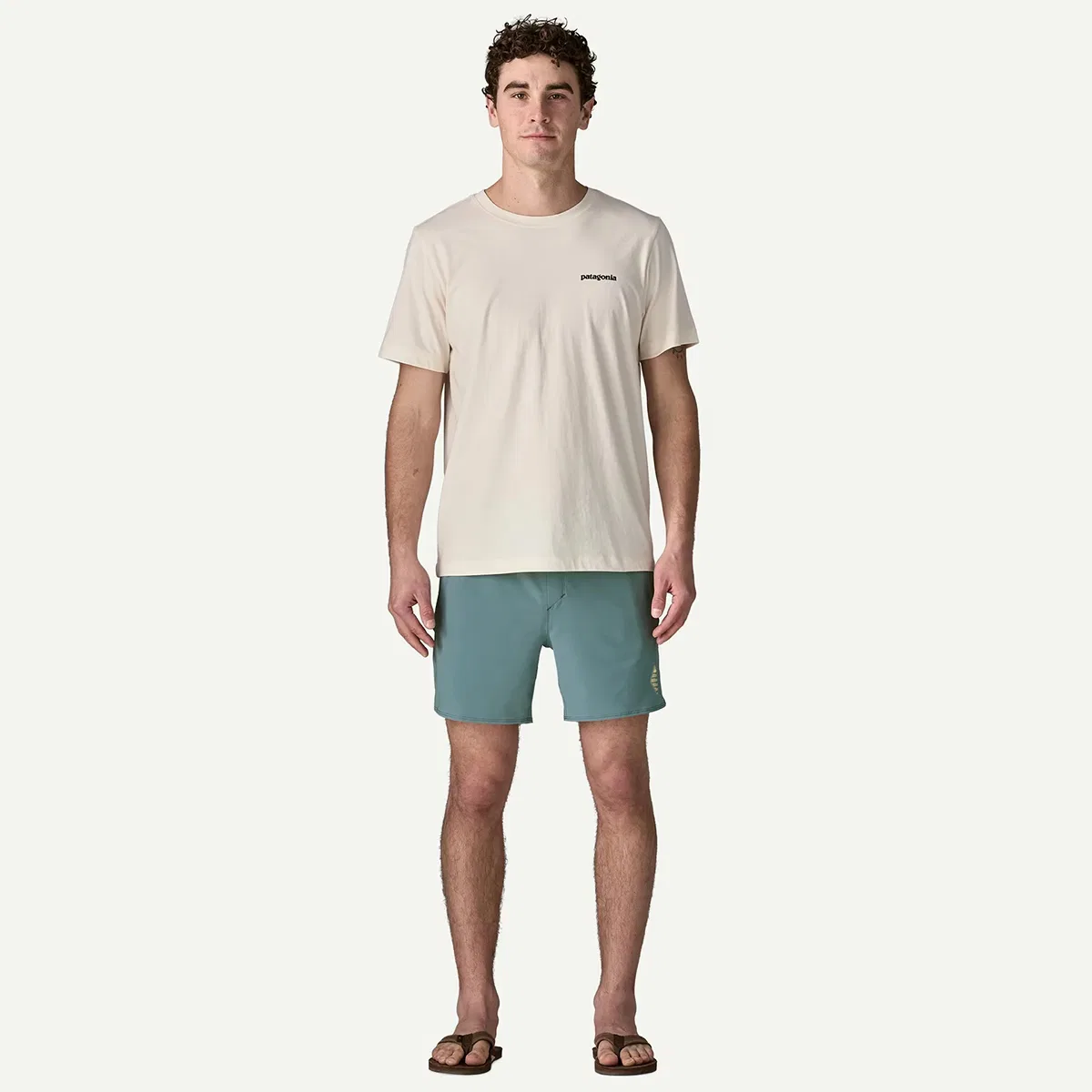 Мужские шорты с четырехсторонним растяжением Hydropeak 16in Volley Short Patagonia, Blue Sage — фото 3