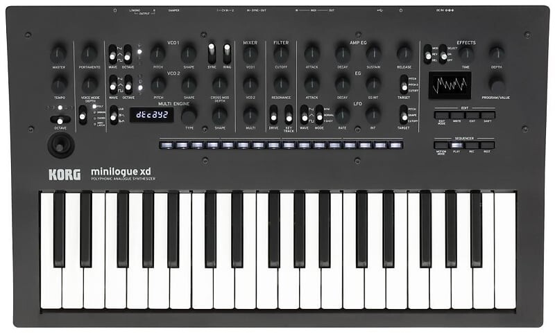

Korg Minilogue XD 37-клавишный полифонический аналоговый клавишный синтезатор Synth