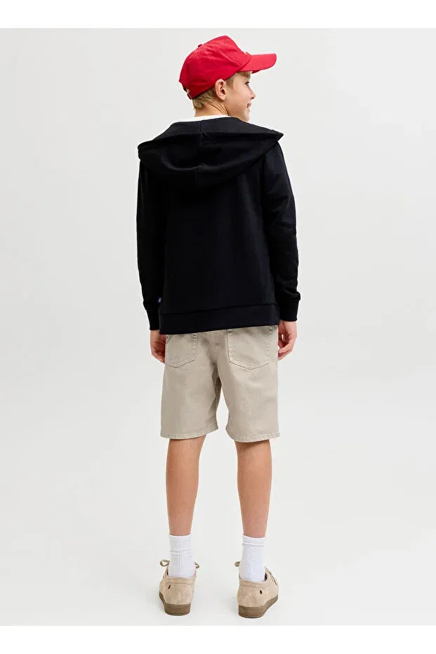 Детские шорты для мальчиков хлопковые Jack & Jones, Stone — фото 4