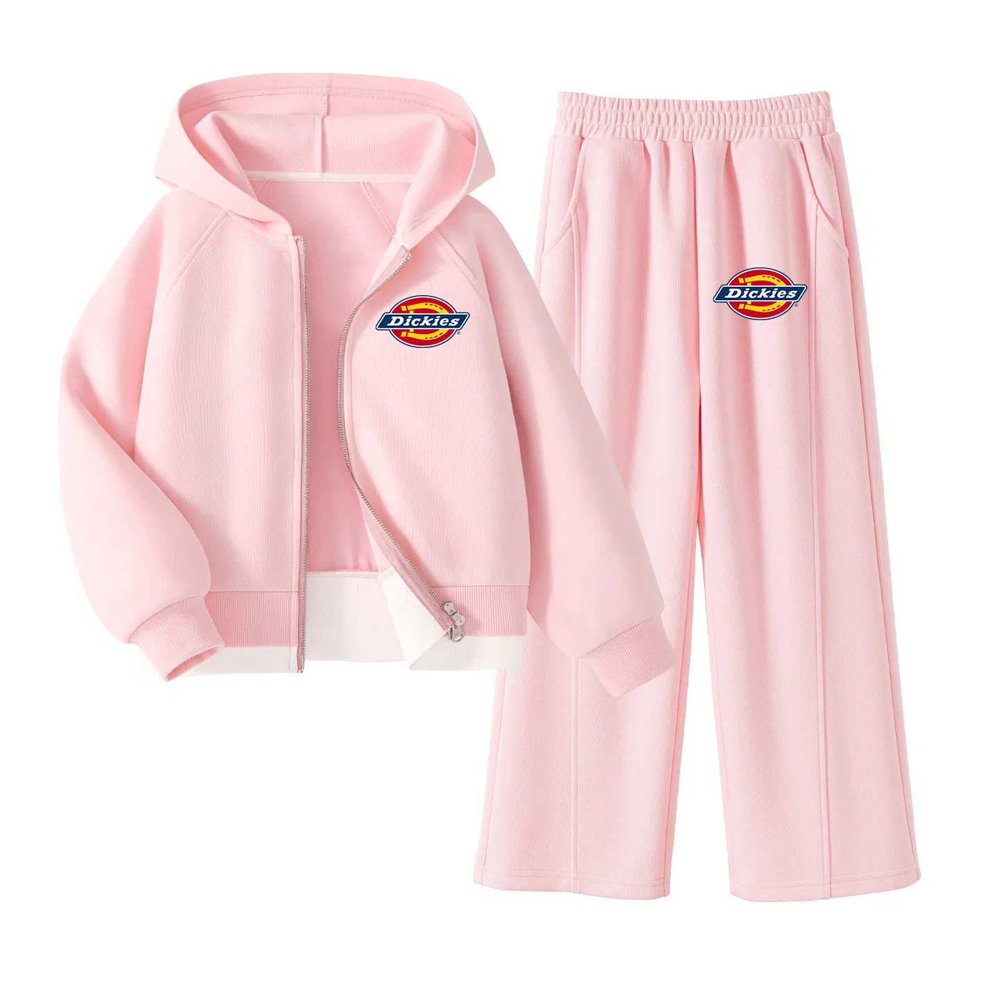 Детский спортивный комплект с капюшоном S Logo K Baby Pink Dickies, S Logo K Baby Pink