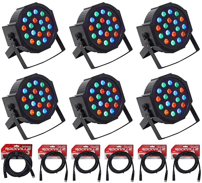 

Прожектор Rockville RockPAR50 LED RGB Compact Par Can DJ