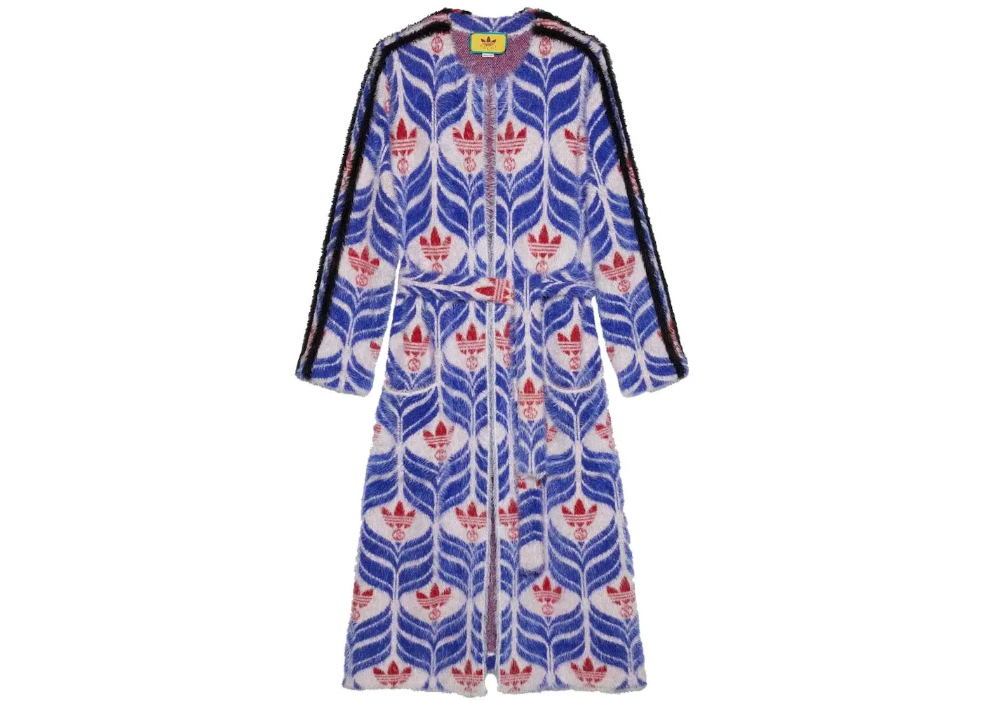 Женское пальто с принтом Gucci x Adidas GG Trefoil Coat Gucci, Blue/Red