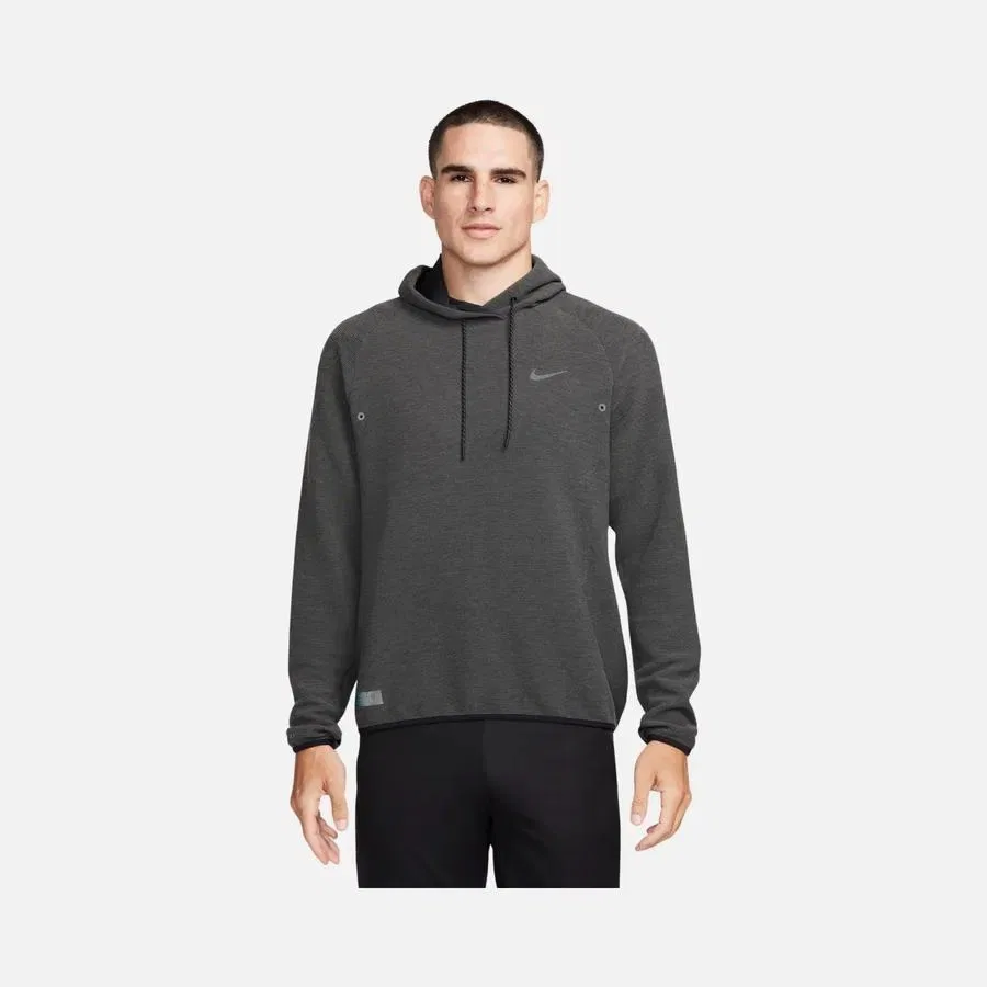 Мужской свитшот с капюшоном Dri-Fit Running Division Midlayer Pullover Hoodie Nike, Черный