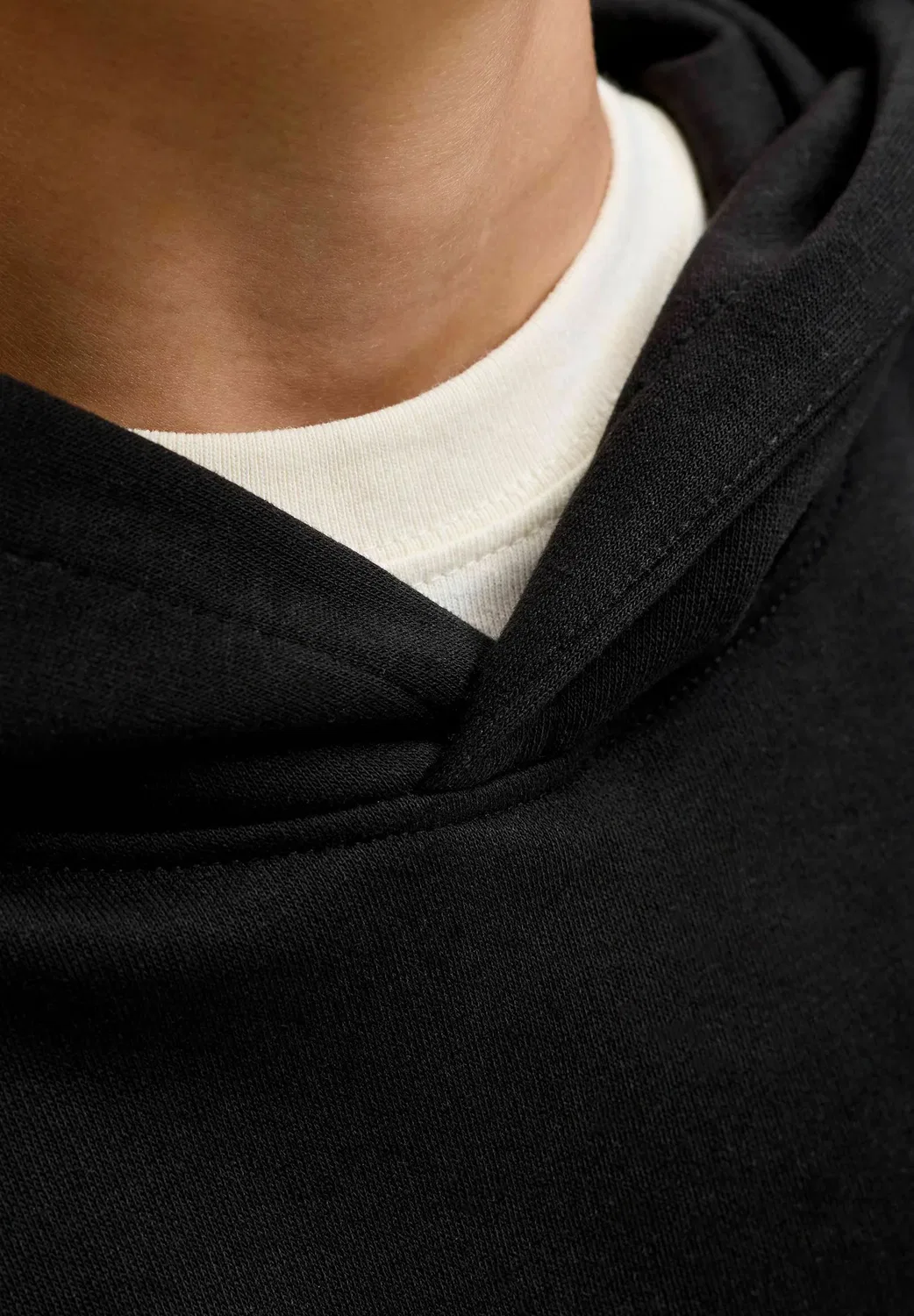 Худи с логотипом для мальчиков - худи Jack & Jones Junior, Black — фото 4