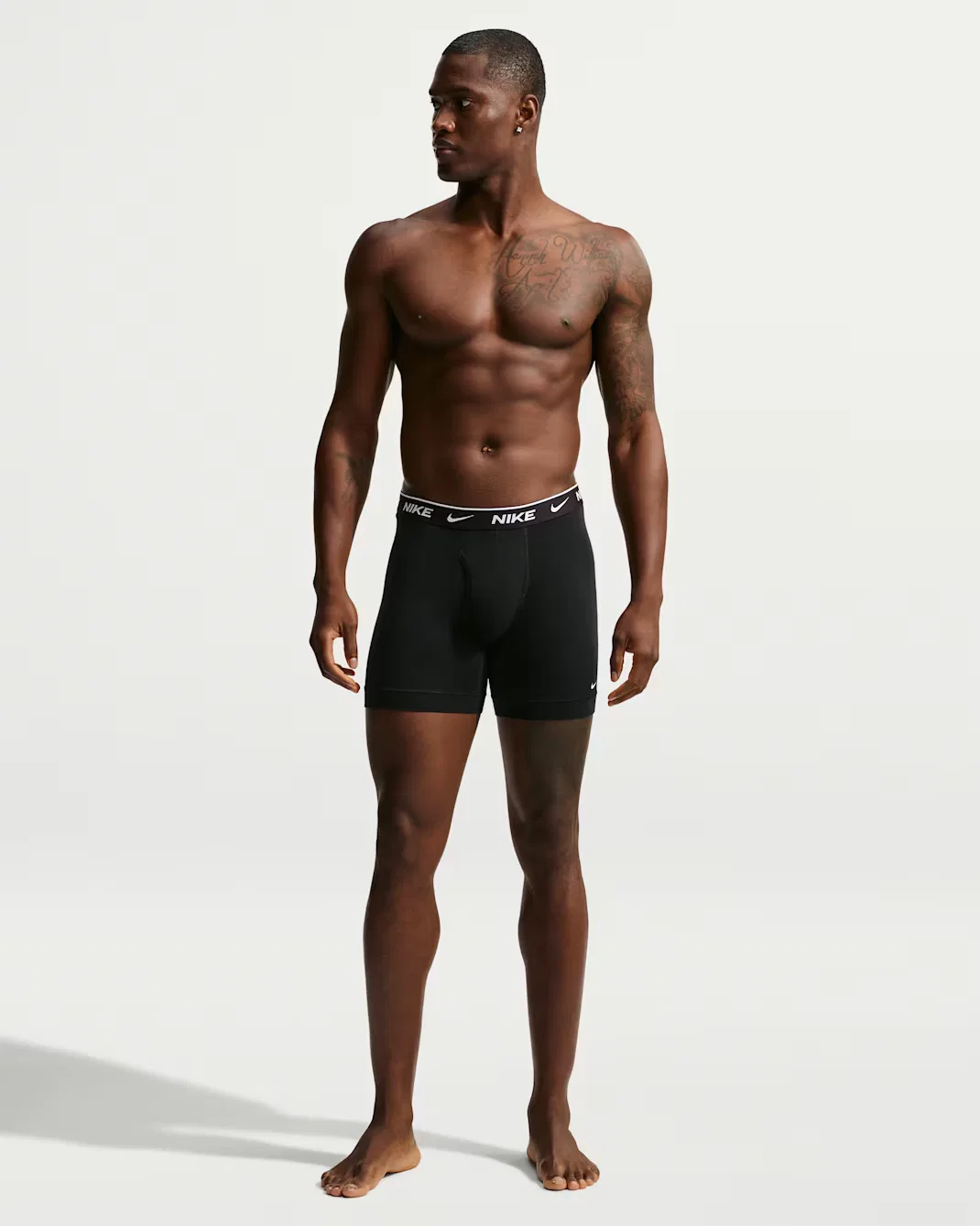 Мужские боксеры Dri-FIT Nike Essential Cotton Stretch, Black