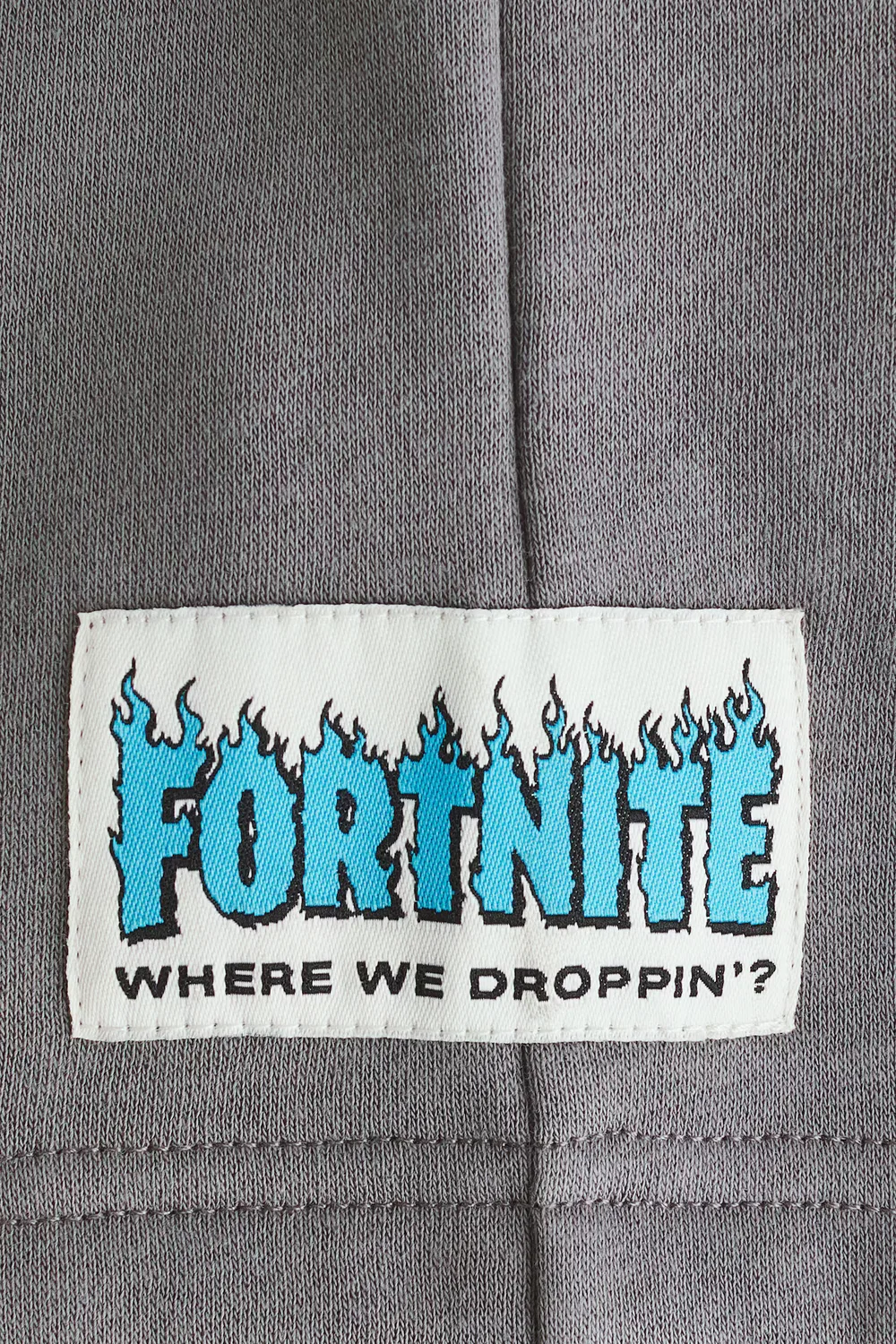 Спортивные шорты с внутренней поверхностью, отделанной ворсом H&M, Grau/Fortnite — фото 3