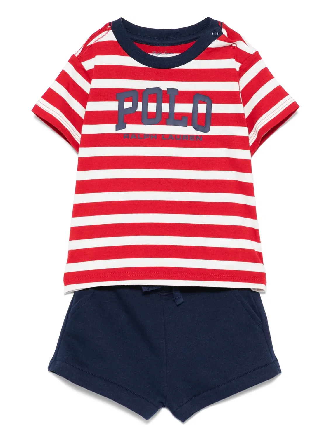 Комплект шорт с логотипом Polo Ralph Lauren, красный
