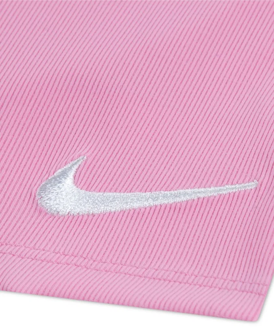 Комплект из боди и леггинсов с длинным рукавом, с принтом Nike, Pink Rise — фото 4