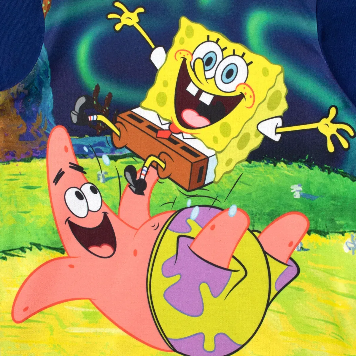 Пижамный комплект с принтом Patrick Spongebob Squarepants, Multi — фото 3