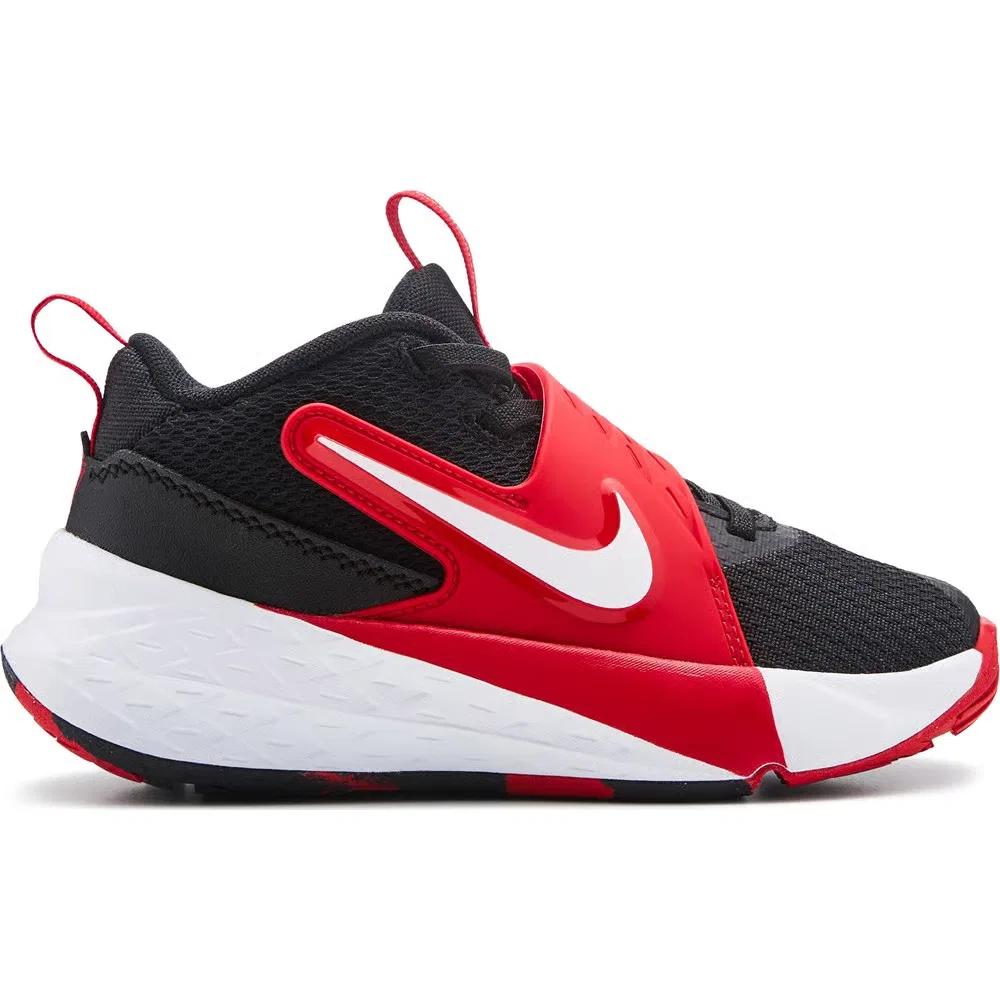 Детские баскетбольные кроссовки Kids' Hustle 12 Nike, Black/Red — фото 2