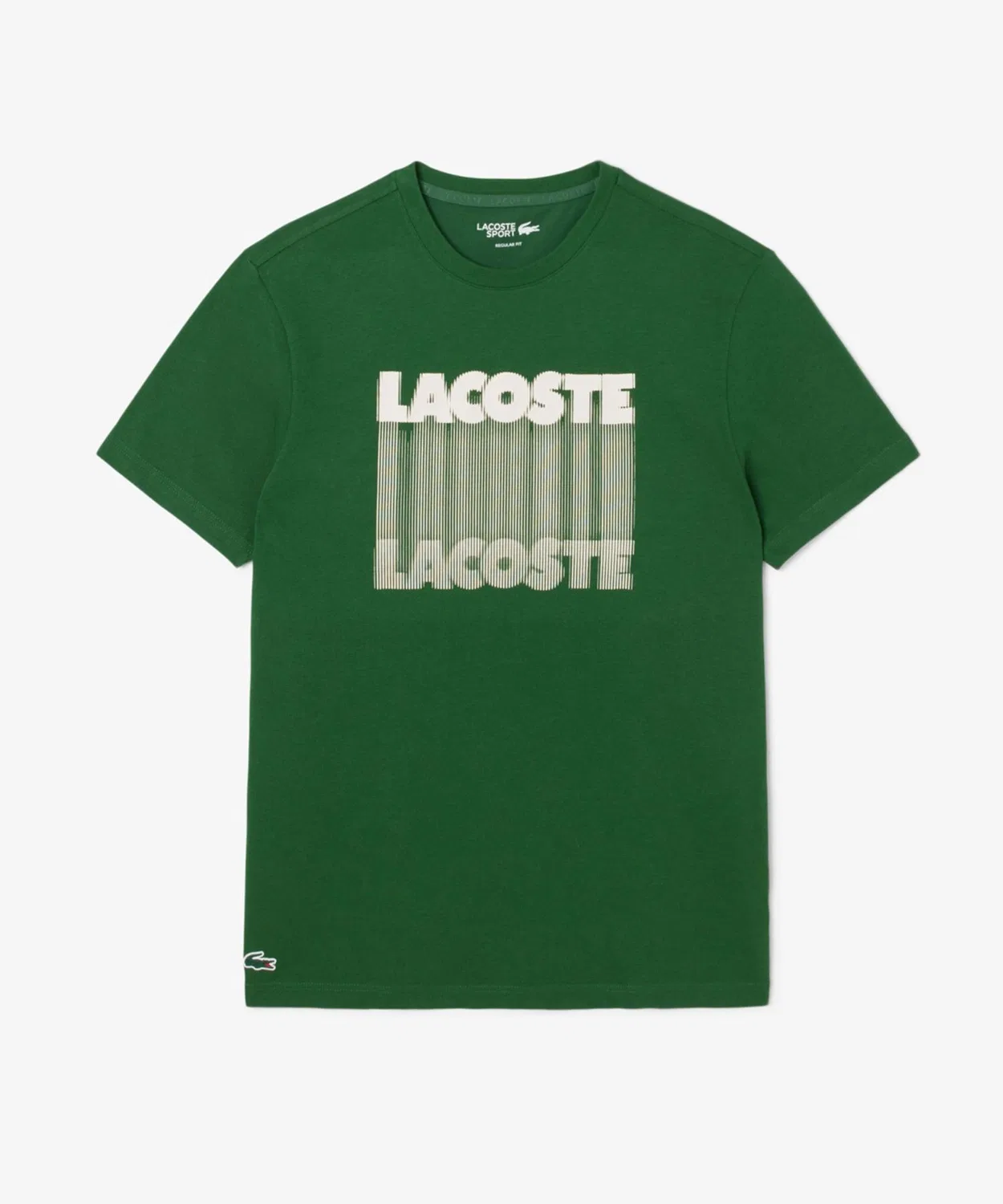 Мужская футболка с принтом Ultra Dry LACOSTE, Green — фото 4