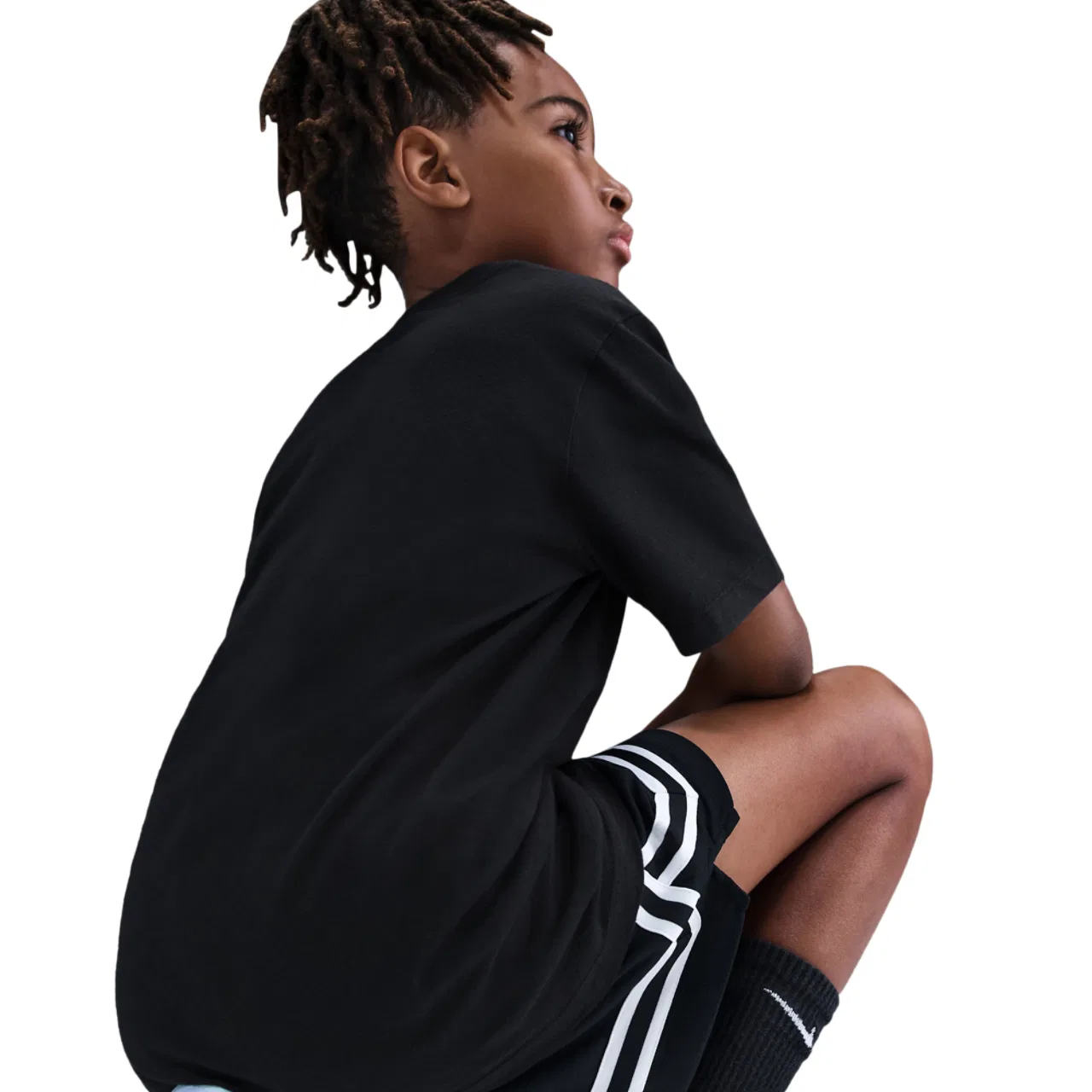 Футболка для мальчиков Calling Basketball Nike, черный/розовый — фото 2