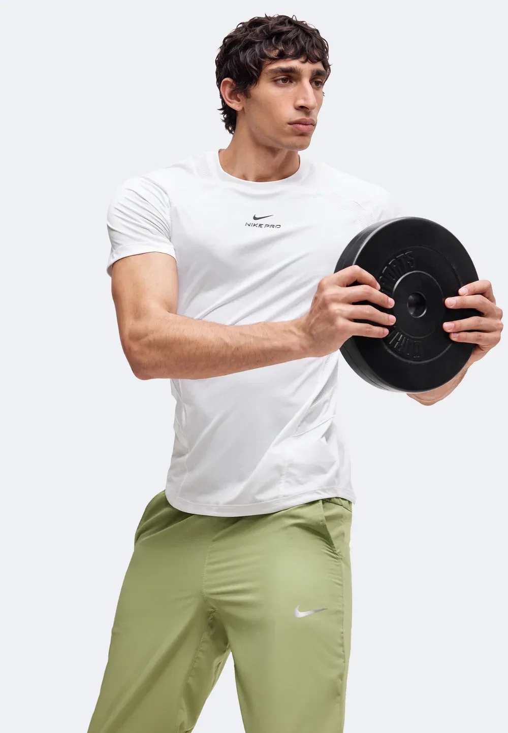Форма - спортивные штаны Nike Performance, Dusty Olive Black — фото 4