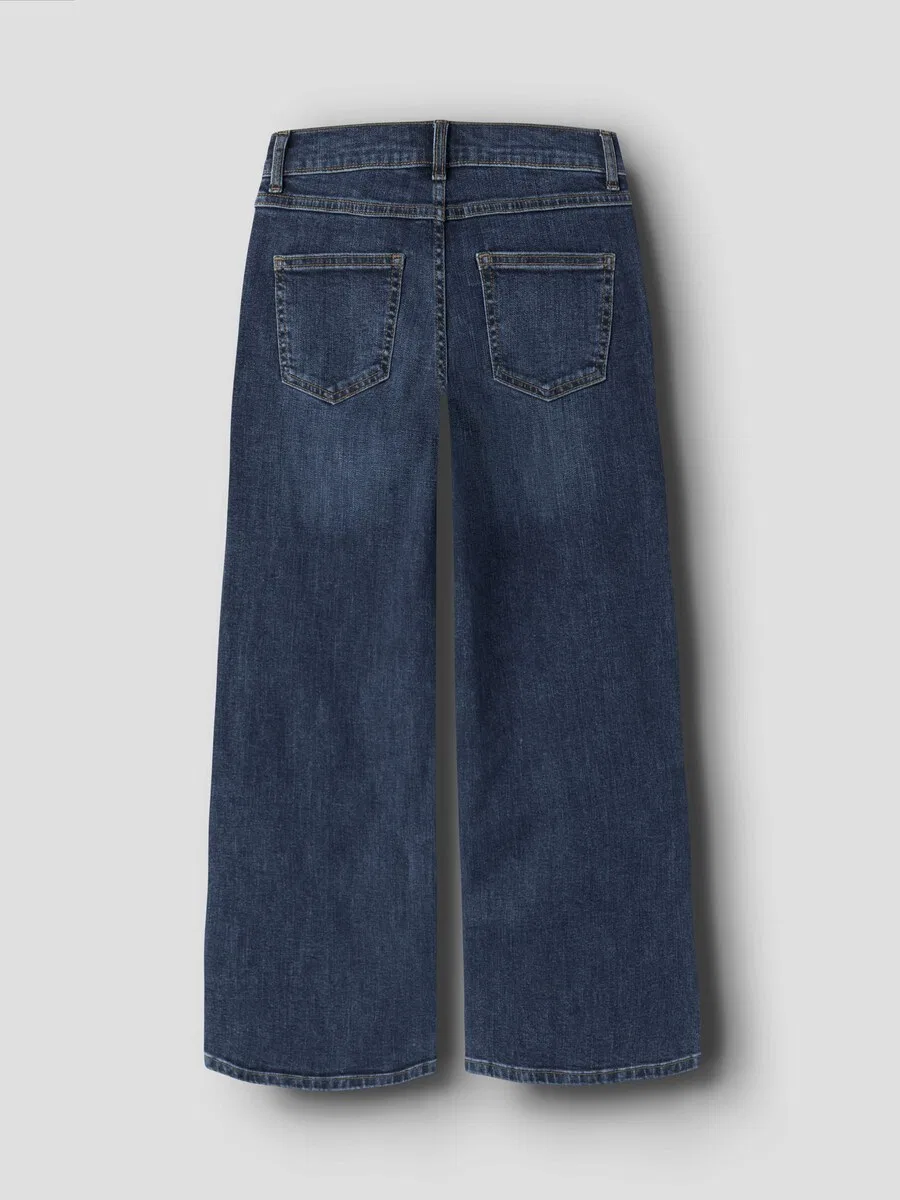 Джинсы NAME IT Wide leg Jeans 'NKFROSE' темно-синего цвета — фото 2