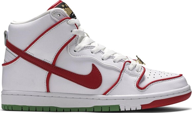 

Кроссовки Nike Paul Rodriguez x Dunk High Premium SB 'Boxing', белый, Белый;серый, Кроссовки Nike Paul Rodriguez x Dunk High Premium SB 'Boxing', белый