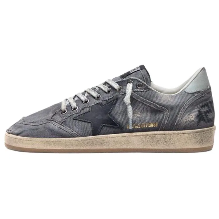 Кеды для скейтбординга Golden Goose Ball Star серо-голубые