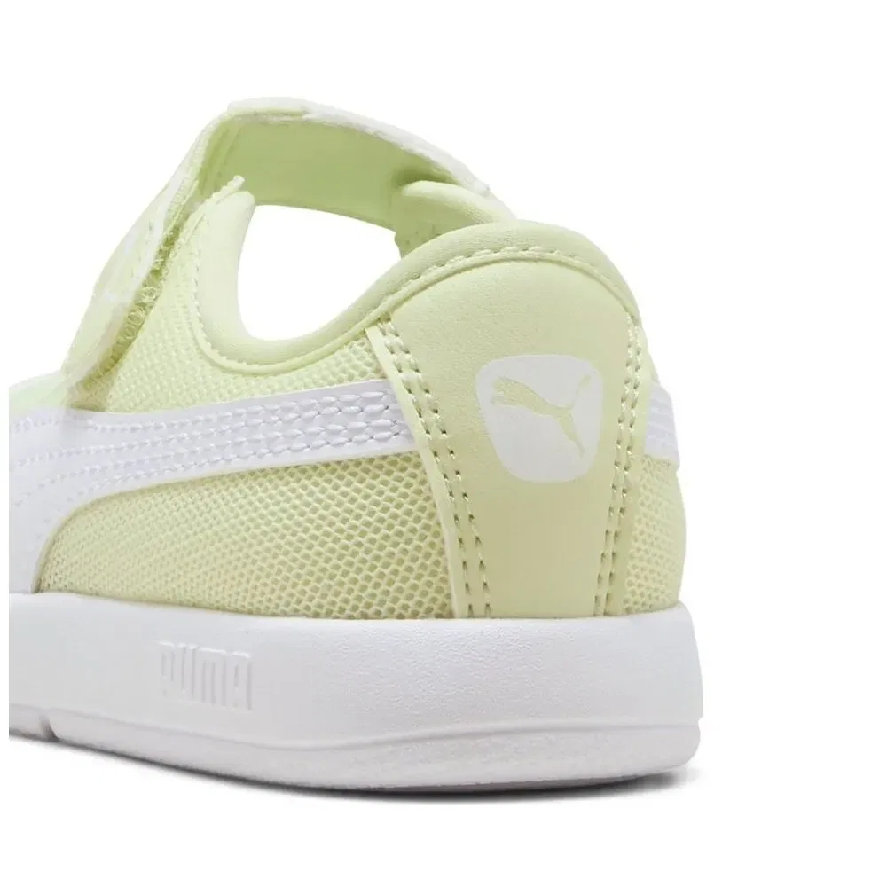 Кроссовки низкие Courtflex V3 Lina V Inf Puma, зеленый — фото 2